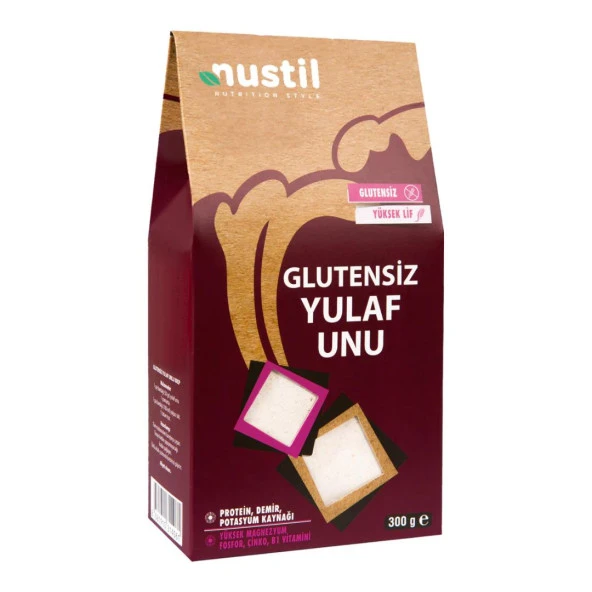 NUSTİL GLUTENSİZ YULAF UNU 300 G