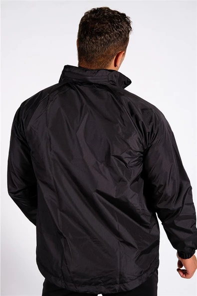 Mets Strike - Unisex Siyah Astarlı Spor Yağmurluk - 60YĞM08 - 5