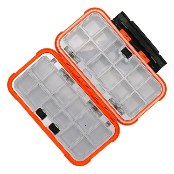 Shufa Su Geçirmez 16 Gözlü LRF Kutusu - Turuncu - 2