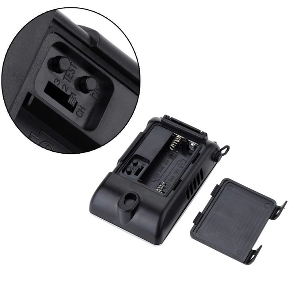 Dijital Renkli Kablosuz Hava İstasyonu TS-H127G - Resim 6