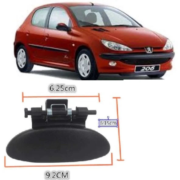 TORPİDO KAPAK AÇMA MANDALI YAYLI PEUGEOT 206 P206 1997