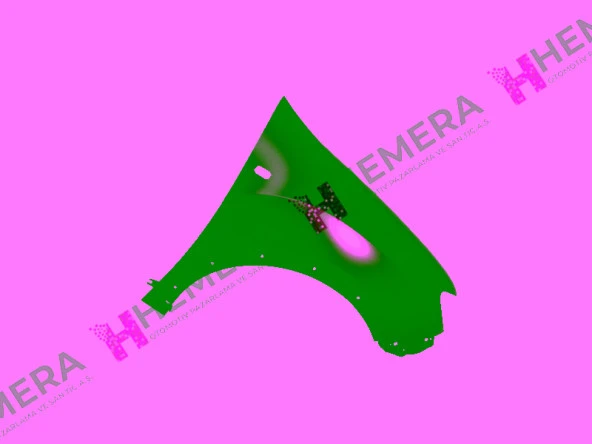 ÇAMURLUK ÖN SAĞ METAL SİNYAL VE DODİK RENAULT SANDERO II 2013-2016