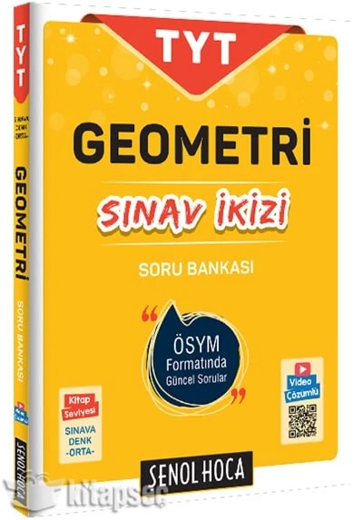 TYT Geometri Sınav İkizi Soru Bankası Şenol Hoca Yayınları