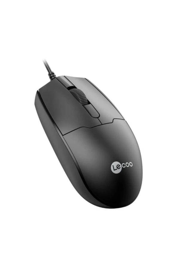 Lenovo Lecoo MS101 USB Kablolu 1200 DPI Optik Mouse Siyah - 3