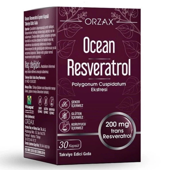 OCEAN RESVERATROL 200 MG 30 KAPSÜL