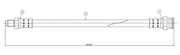 ÖN FREN HORTUMU ALFA ROMEO 166 1998-2007