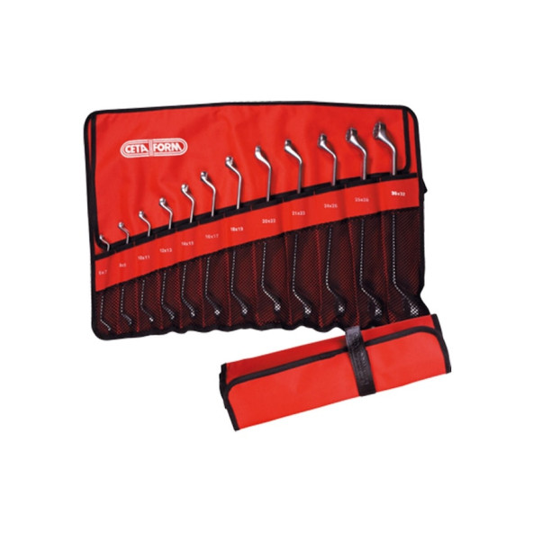 Ceta Form 8 Parça Yıldız İki Ağız Anahtar Takımı Bez Çantalı ürün görseli