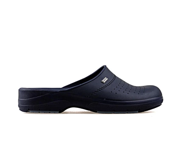 Ceyo 9926  Anatomik Lacivert Kadın Sabo Terlik - Resim 2