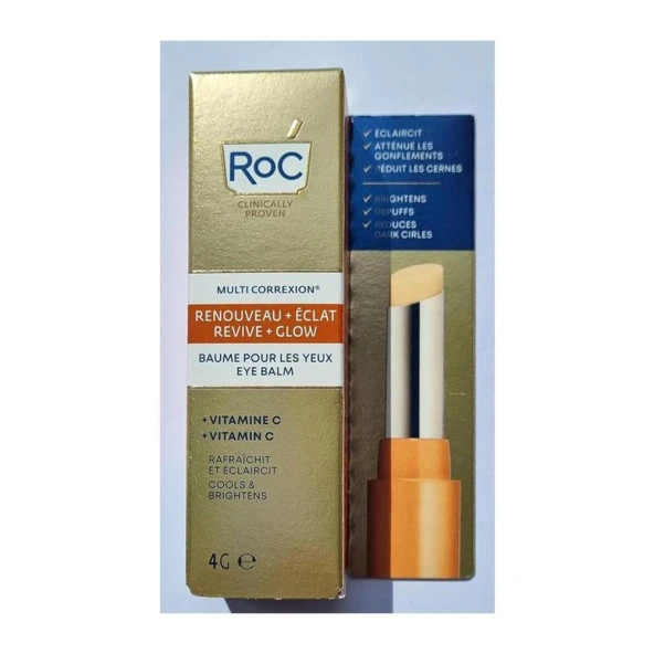 Roc Multi Correxion Revive Glow Aydınlatıcı Göz Çevresi Balsamı 4Gr