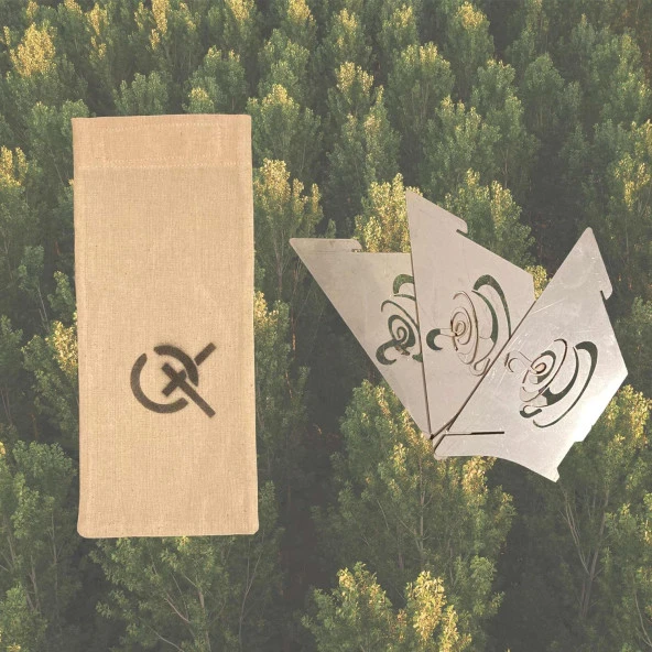 Kamp Ayısı® CoffeeX Drip™ Kahve Damıtıcı: Katlanır Paslanmaz Metal Kahve Demleme Aparatı - 9