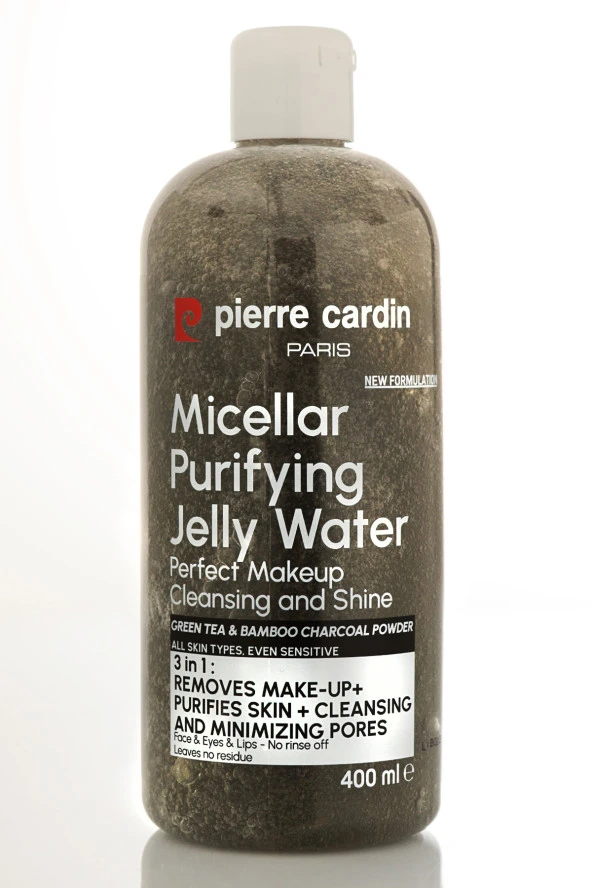 Pierre Cardin Gently Cleansing Micellar Water with Charcoal Powder & Green Tea-Makyaj Temizleme Suyu