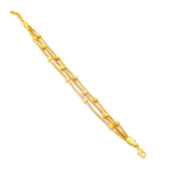 Altın Kaplama Dorika Toplu Kolye-Bileklik-Küpe Seti SET-128 - 4