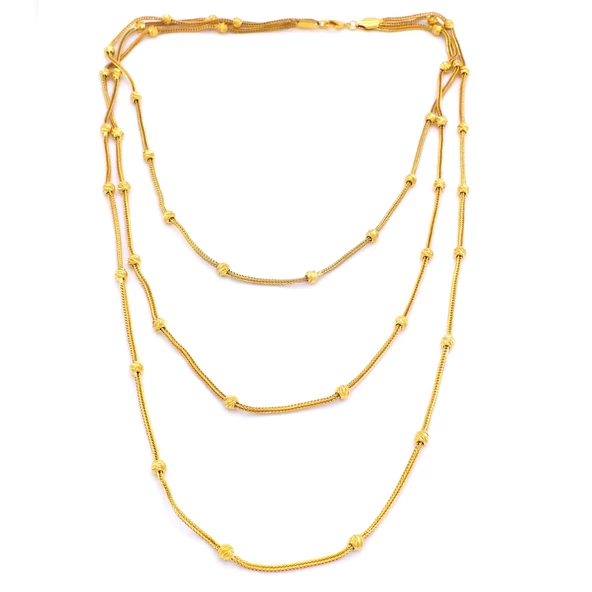 Altın Kaplama Dorika Toplu Kolye-Bileklik-Küpe Seti SET-128 - 6