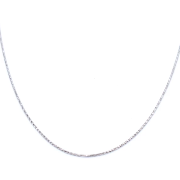 Çelik Zincir Kolye Oval Kesim 1 MM ZN-302 - Resim 4