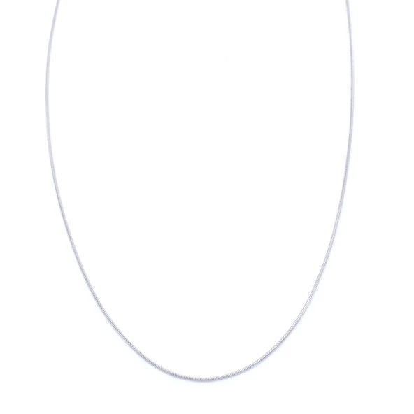 Çelik Zincir Kolye Oval Kesim 1 MM ZN-302 - Resim 5