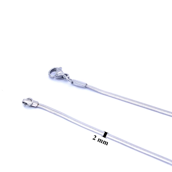 Çelik Zincir 316L Balıksırtı Model 2 MM - ZN-232 - 3