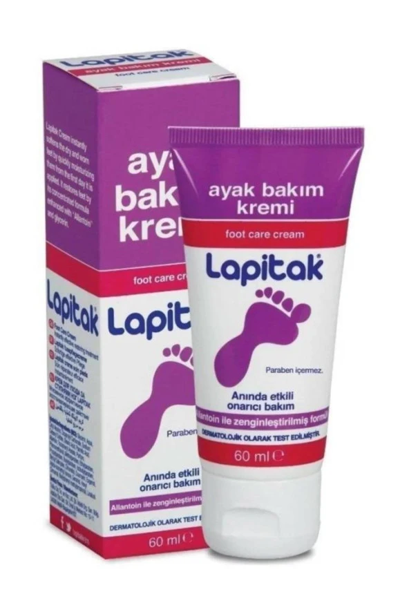 Lapitak Parabensiz Ayak Bakım Kremi 60 ml