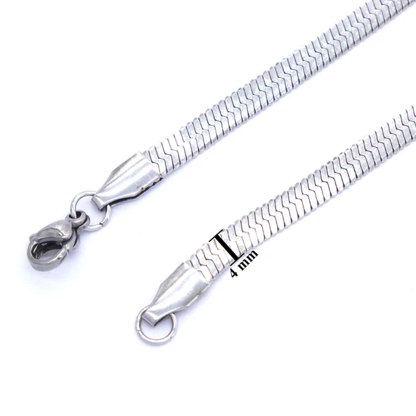 Çelik İtalyan Zincir 316L 4 MM Kalınlık ZN-217 - 3