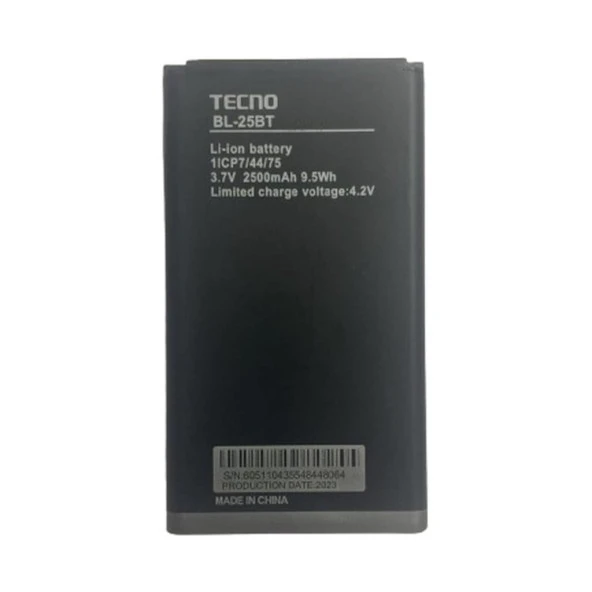 Tecno T528 Pil - Batarya Bl-25bt 2500 Mah - Resim 2