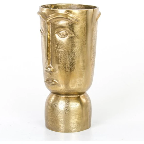 Euro Flora Metal Surat Vazo 16,5x37 Cm Dore - 3