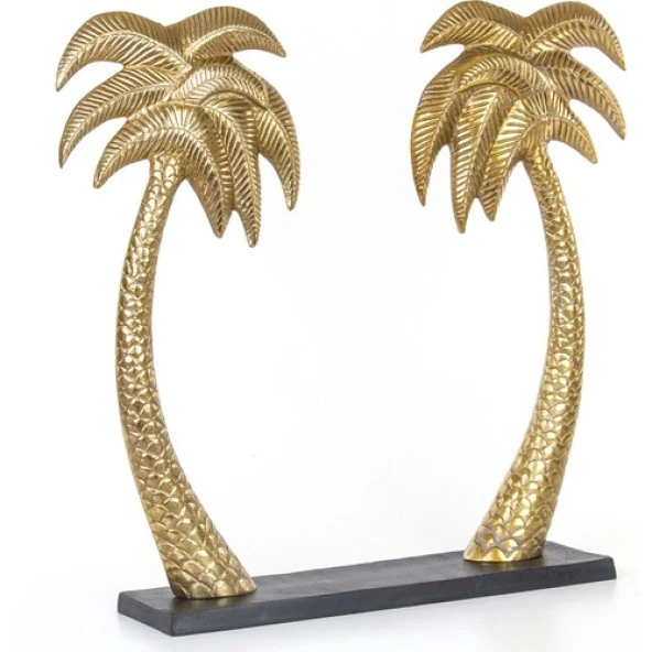 Euro Flora Metal Palmiye Dekor70x15x67 Cm - 2