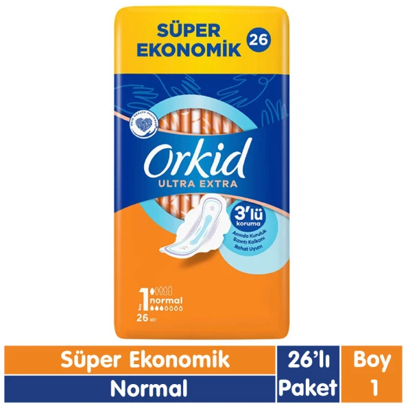 Orkid Ultra Extra Ped Normal 26 Adet