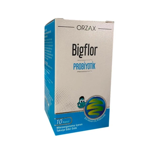 ORZAX BİGFLOR PROBİYOTİK 10 KAPSÜL