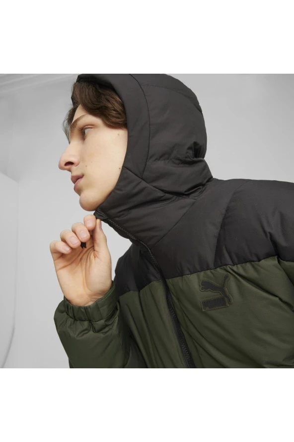 Down Erkek Kaz Tüyü Mont- Haki 62167431 - 3