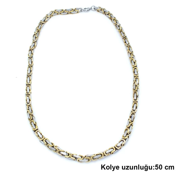 316L Çelik İki Renkli Erkek Set SET-135 - 7