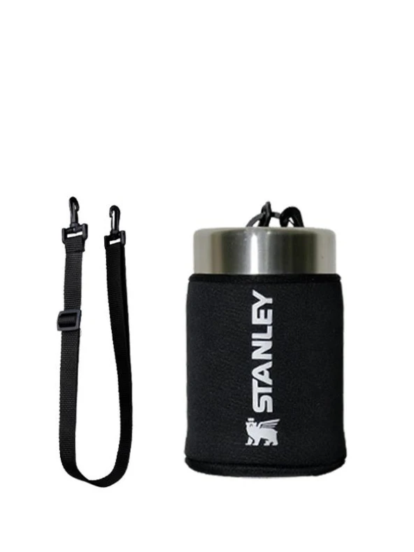 Stanley Safir Kamp Klasik Kaşıklı 0.40 lt Neopren Termos Kılıfı Omuz Askılı - 3