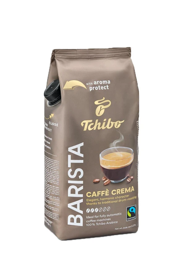 Tchibo Barista Caffè Crema Çekirdek Kahve 1000 gr x 4 Adet - 4