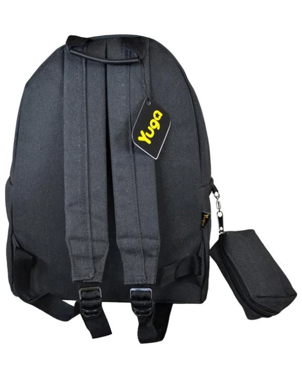Yuga Kanvas Sırt Çantası Siyah - 3
