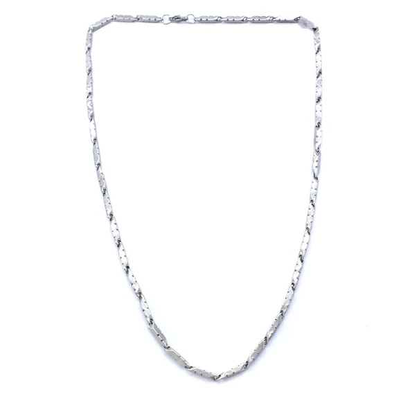 Çelik Zincir 316L İşlemeli Erkek Model ZN-257 - Resim 5