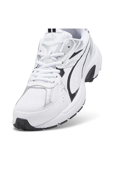 Puma Milenio Tech 392322 01 Unisex Yürüyüş ve Koşu Ayakkabısı Beyaz Siyah 36-45 - Resim 7