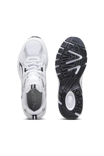 Puma Milenio Tech 392322 01 Unisex Yürüyüş ve Koşu Ayakkabısı Beyaz Siyah 36-45 - Resim 5