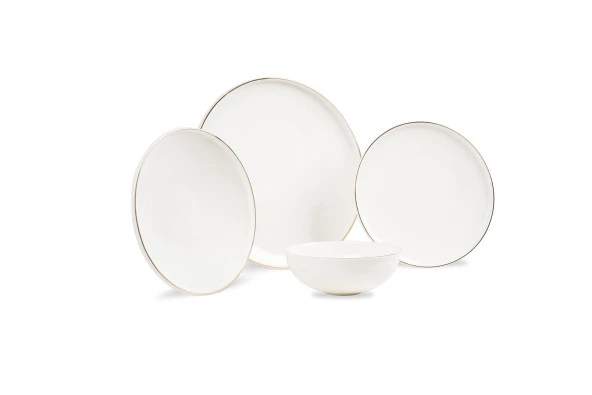 Leggno Chester Gold Yemek Takımı 6 Kişilik 24 Parça