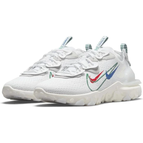 Nike React Vision ''Multi-Swoosh'' Erkek Spor Ayakkabı Sneaker DM9095-100 DAR KALIP ürün görseli