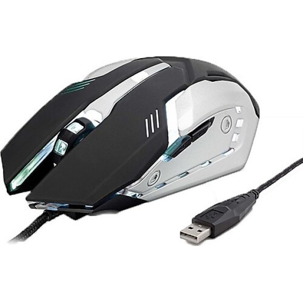 Novator N101 Mouse Kablolu Oyun USB Ledli 2000 Dpı