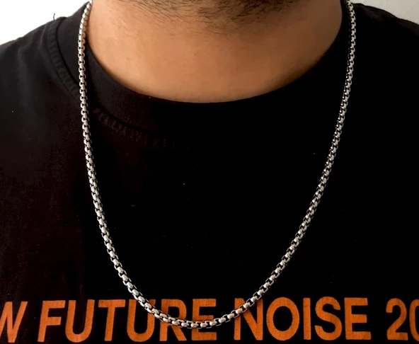 Çelik Zincir 316L Geçişli Silindir Model 3.5 MM ZN-200 - Resim 2