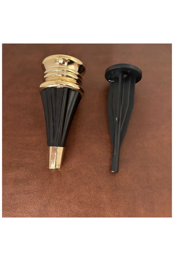 Zümrüt Gold Siyah Mobilya Koltuk Ayağı Chester Komidin Tv Ünitesi Vestiyer Ayağı 17 Cm 4 Adet - Resim 4