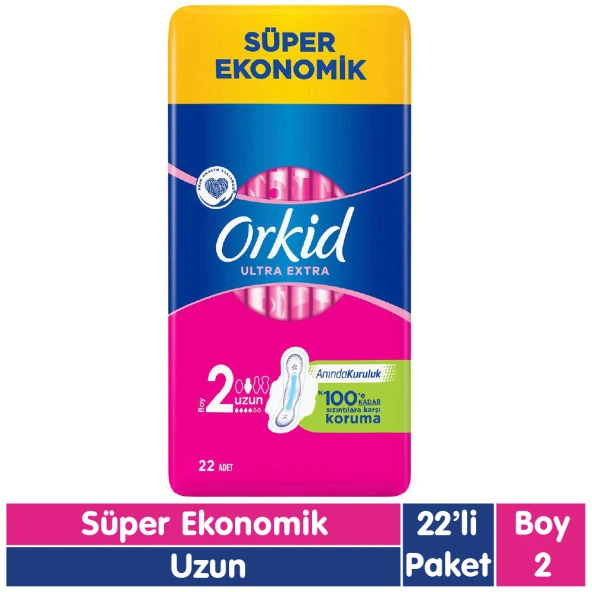 Orkid Ultra Extra Ped Uzun 22 Adet