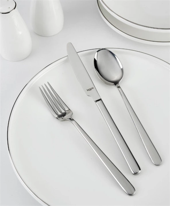 Leggno Chester Platin Yemek Takımı 6 Kişilik 24 Parça - 3