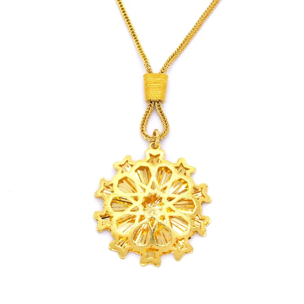 Altın Kaplama Yıldızlı Kolye Küpe Bileklik Set SET-122 - 6