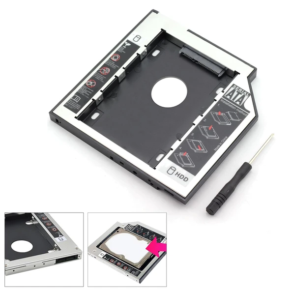 Notebook Kızak Kutu Hdd Ssd 12.7Mm Sata Gabble Gab-Hc127 ürün görseli