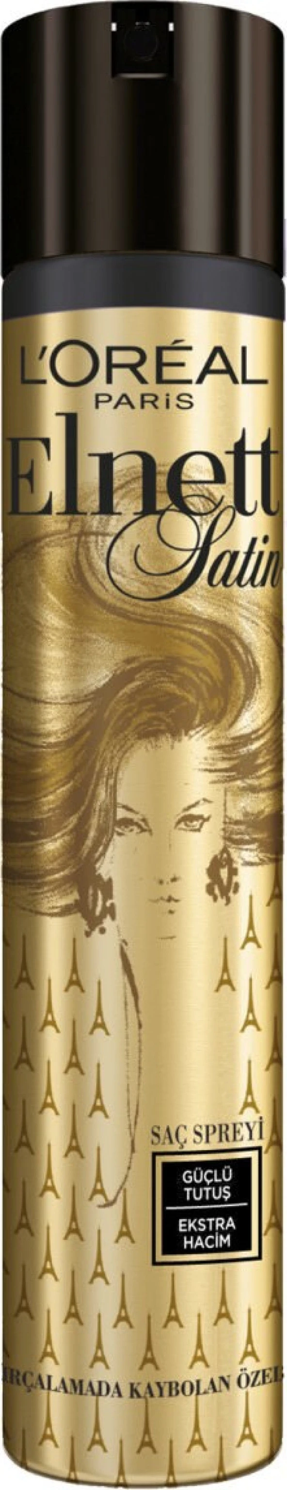 L'Oréal Paris Elnett Güçlü Tutuş ve Ekstra Hacim Saç Spreyi - Resim 2