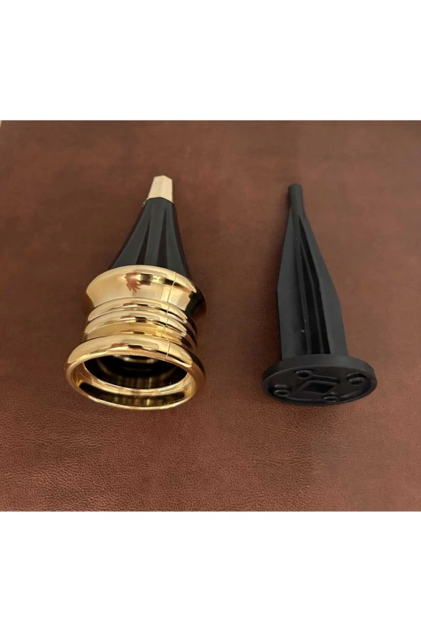 Zümrüt Gold Siyah Mobilya Koltuk Ayağı Chester Komidin Tv Ünitesi Vestiyer Ayağı 17 Cm 8 Adet - Resim 3