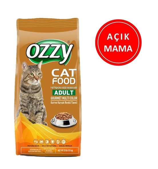 Ozzy Gurme Kedi Maması 1 Kg AÇIK ürün görseli 1