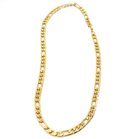 Çelik Zincir Altın Kaplama Frigo Model  7 MM ZN-114 - 4