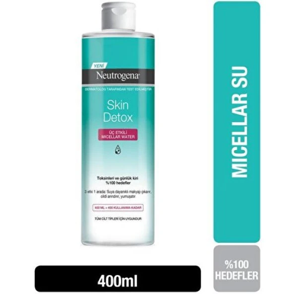 Neutrogena Skin Detox Üç Etkili Misel Su 400ML - 2