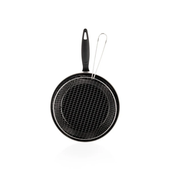 Schafer Komfort Derin Kızartma Tavası 2 Parça-Lacivert - 3